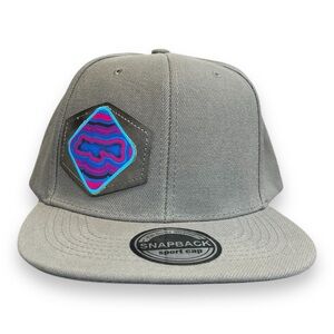 Madeline Island Flat Brim Hat - Leather Patch